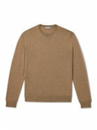 Canali - Mélange Merino Wool Sweater - Brown