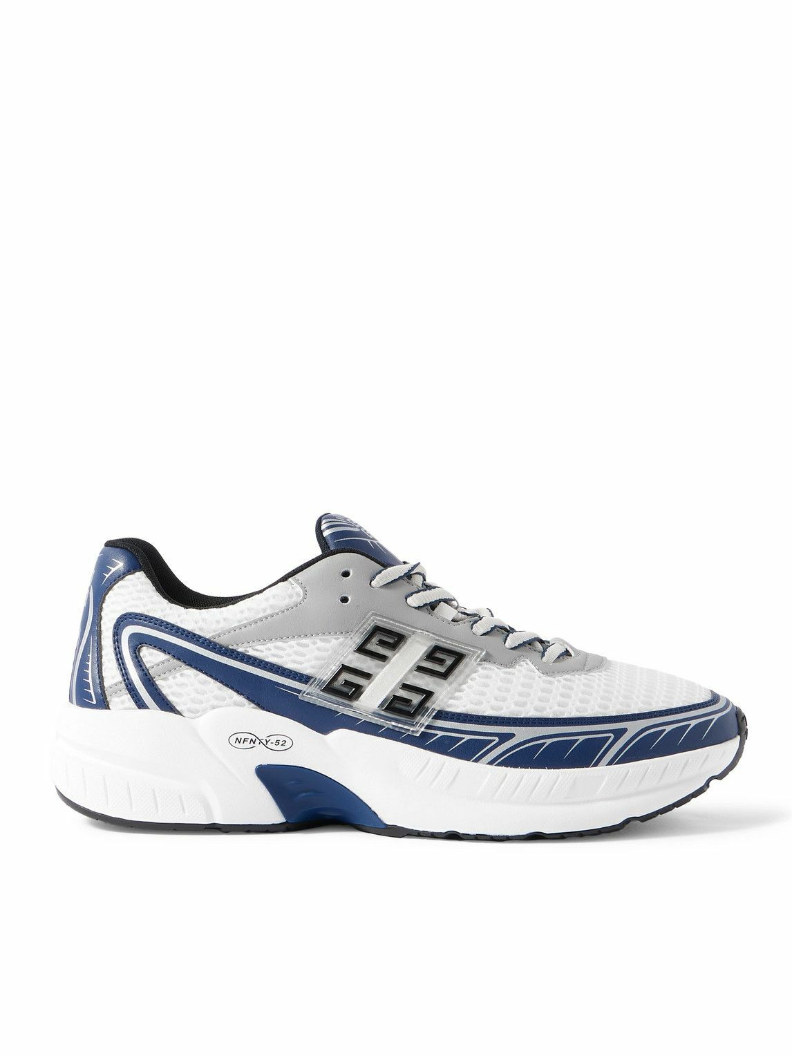 Givenchy - NFNTY-52 Logo-Appliquéd Mesh and Leather Sneakers
