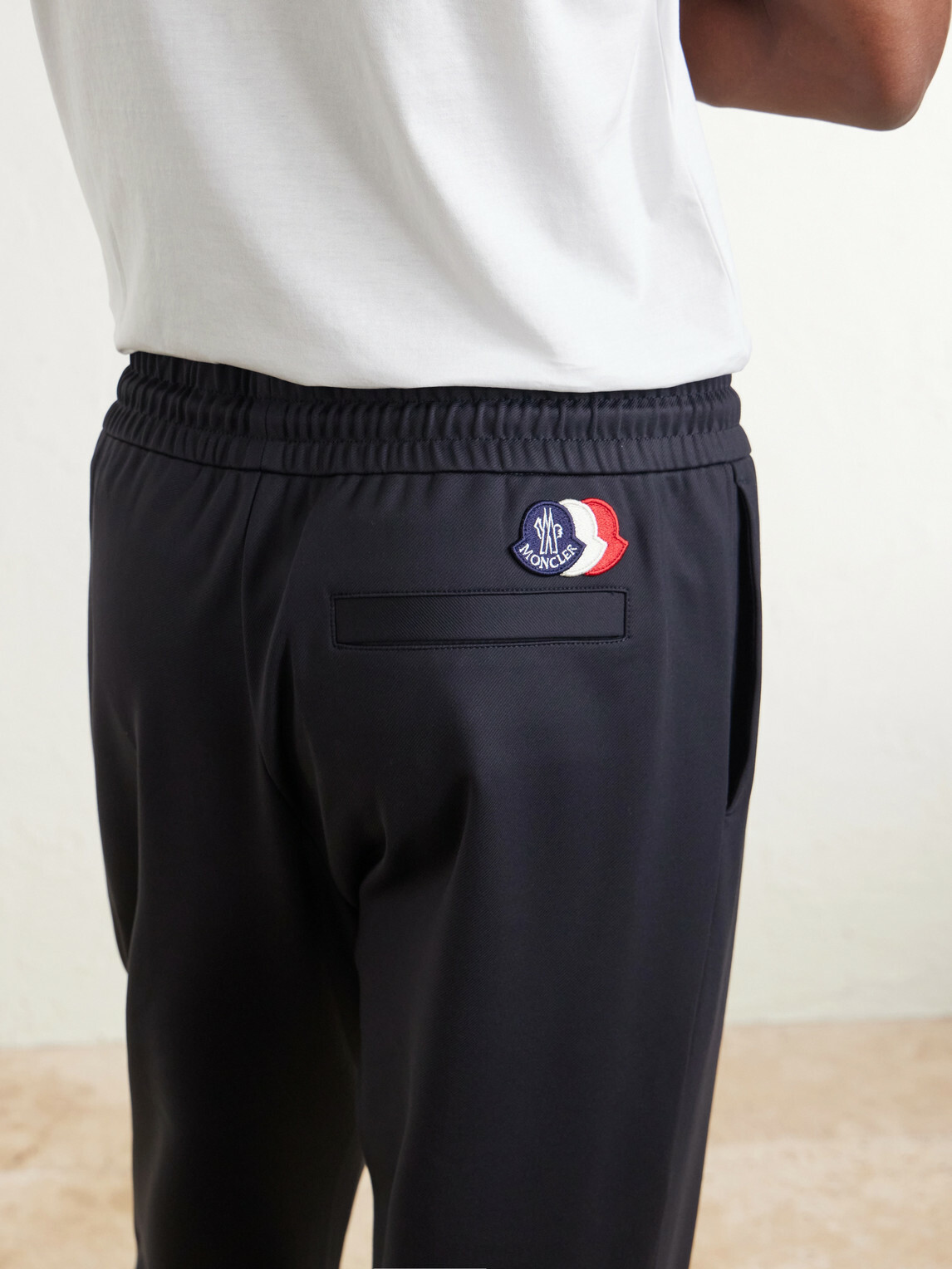Moncler - Tapered Jersey Sweatpants - Blue