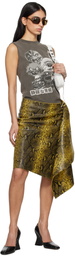 LU'U DAN Gray Sleeveless T-shirt