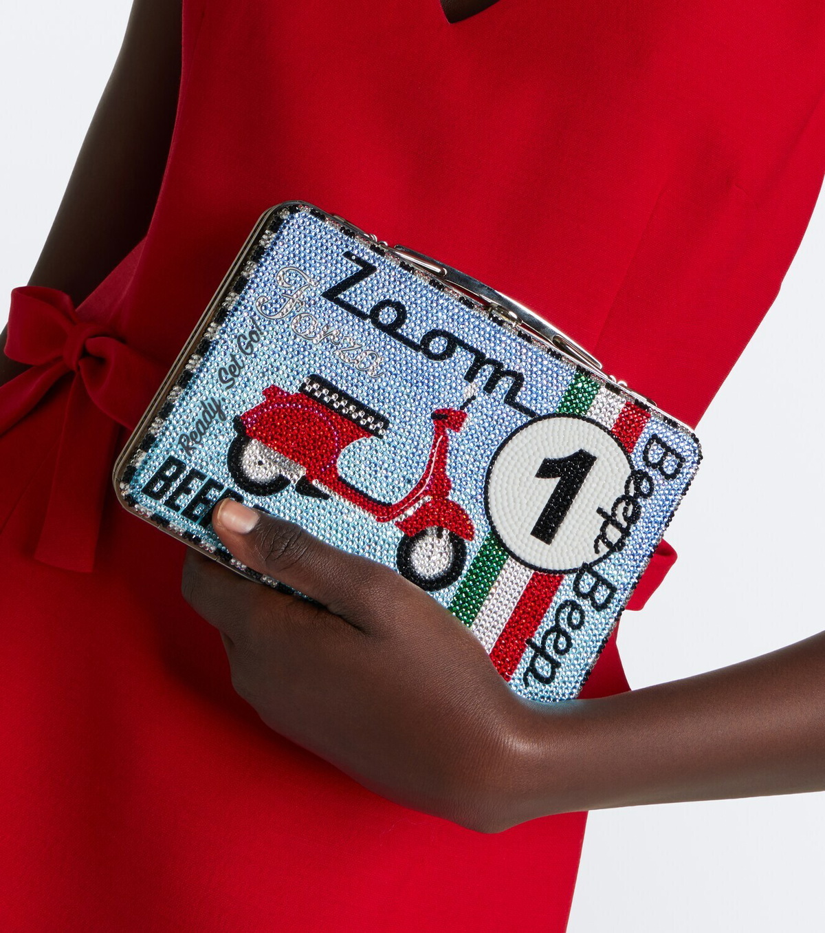 Judith Leiber Couture Lunch Box Beep Beep embellished clutch