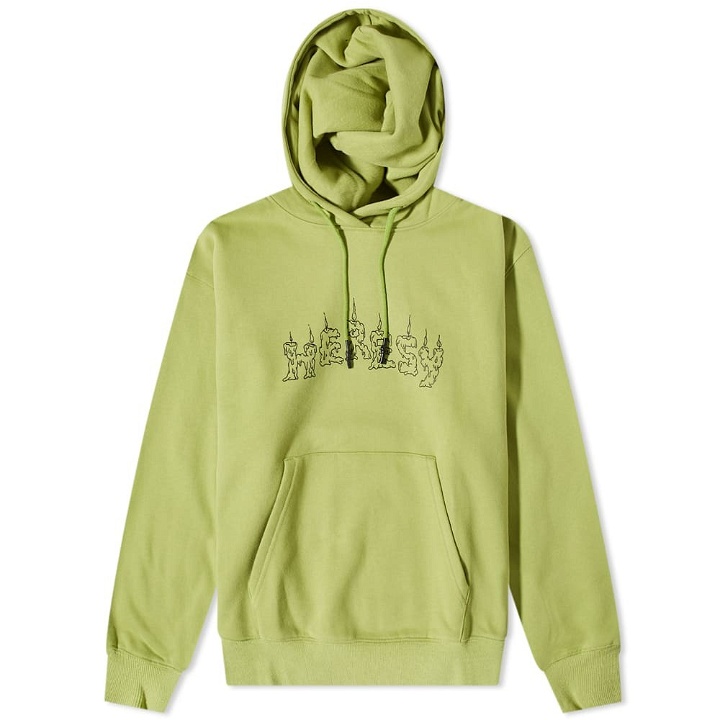 Photo: Heresy Men's Candle Popover Hoody in Green