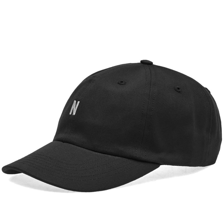 Photo: Norse Projects Twill Sports Cap Black