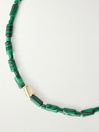 Luis Morais - 14-Karat Gold Agate Beaded Bracelet