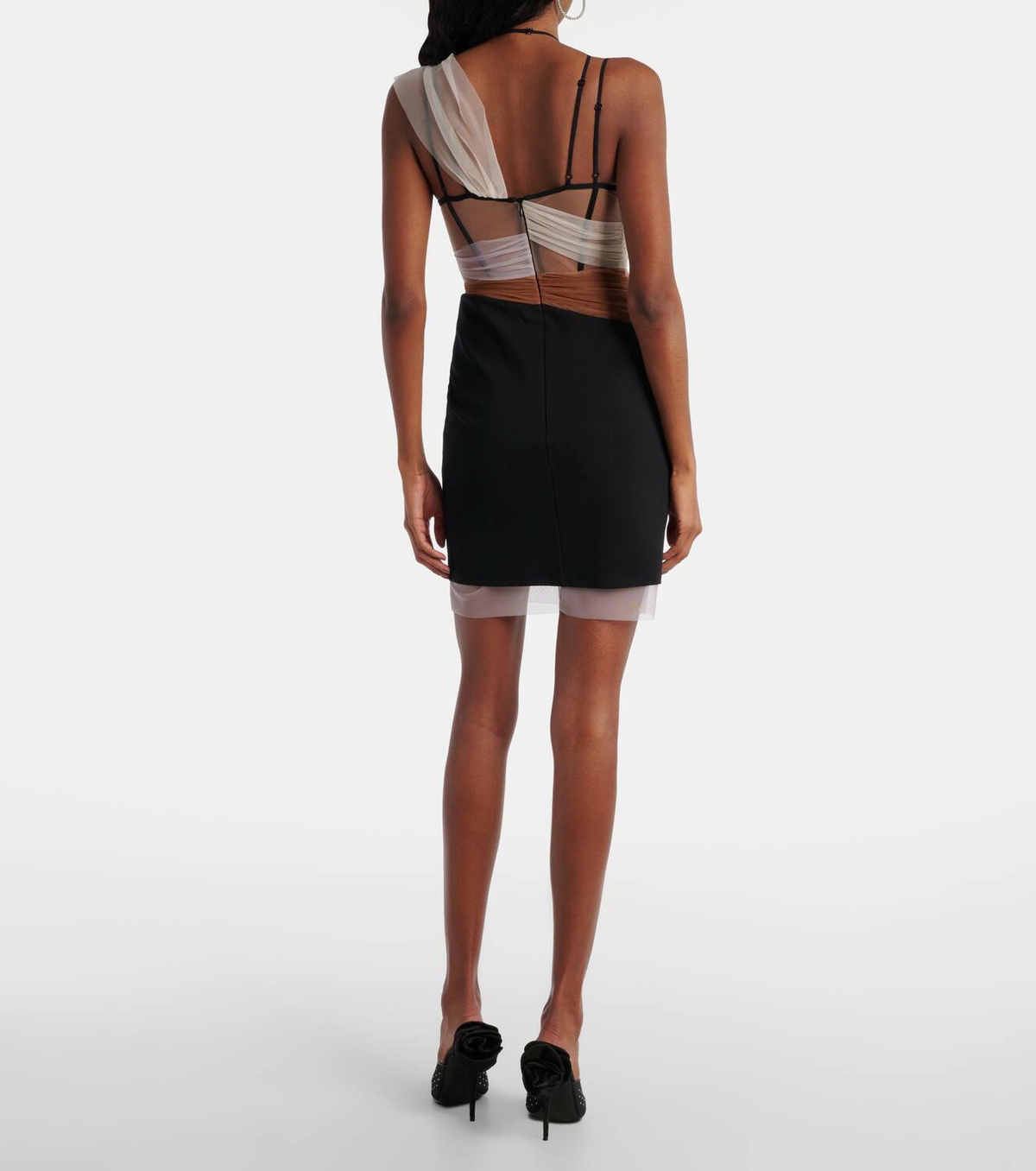 Nensi Dojaka Sacha corset minidress