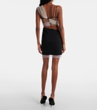 Nensi Dojaka Sacha corset minidress
