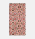 Cabana Catalina printed linen tablecloth