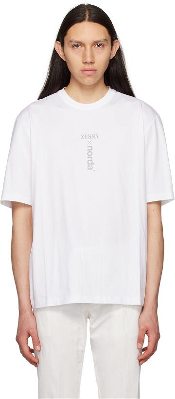 Photo: ZEGNA White norda Edition T-Shirt