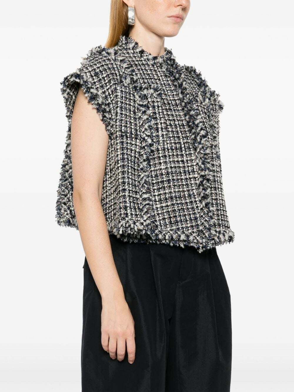 SACAI - Tweed Wool Vest Sacai