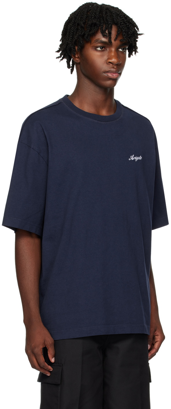 AXEL ARIGATO｜ (Honor Washed T-Shirt (A2681007 NAVY)) Axel Arigato Navy Honor T-Shirt Axel Arigato