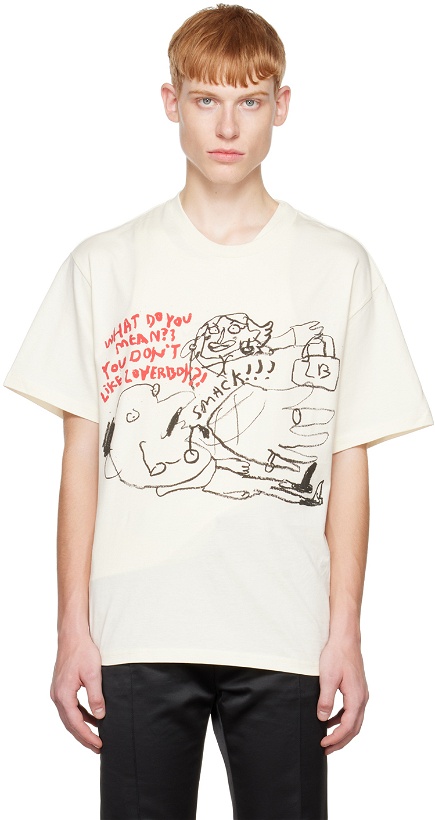Photo: Charles Jeffrey Loverboy Off-White 'Charles And The Worms' T-Shirt