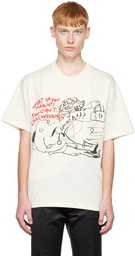 Charles Jeffrey Loverboy Off-White 'Charles And The Worms' T-Shirt