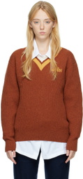 Manors Golf Orange Patch Sweater