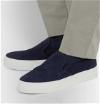 Diemme - Garda Suede Slip-On Sneakers - Blue