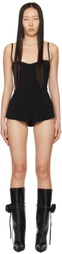 Miaou Black Sofia Romper