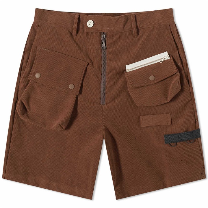 Photo: DIGAWEL x F/CE 6 Pocket Corduroy Shorts in Brown