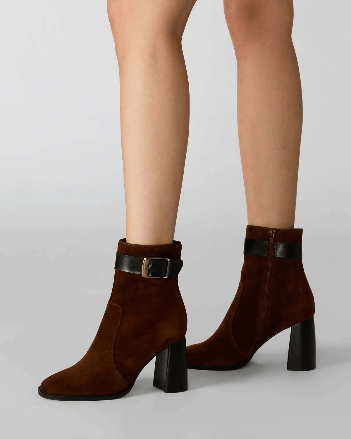 Steve Madden Manda Booties in Brown