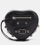 Balenciaga Le Cagole Heart leather coin purse