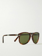 Persol - Round-Frame Folding Tortoiseshell Acetate Sunglasses