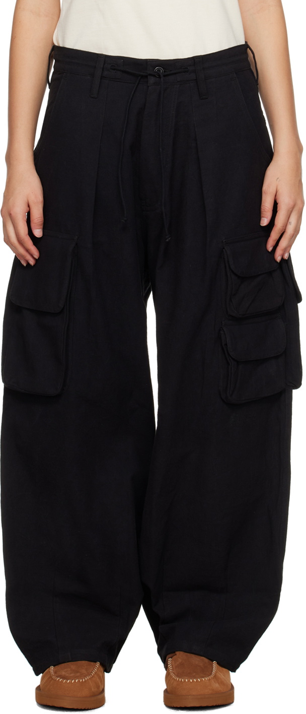 Story mfg. Black Forager Trousers Story Mfg.