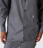 Saint Laurent Striped cotton poplin shirt