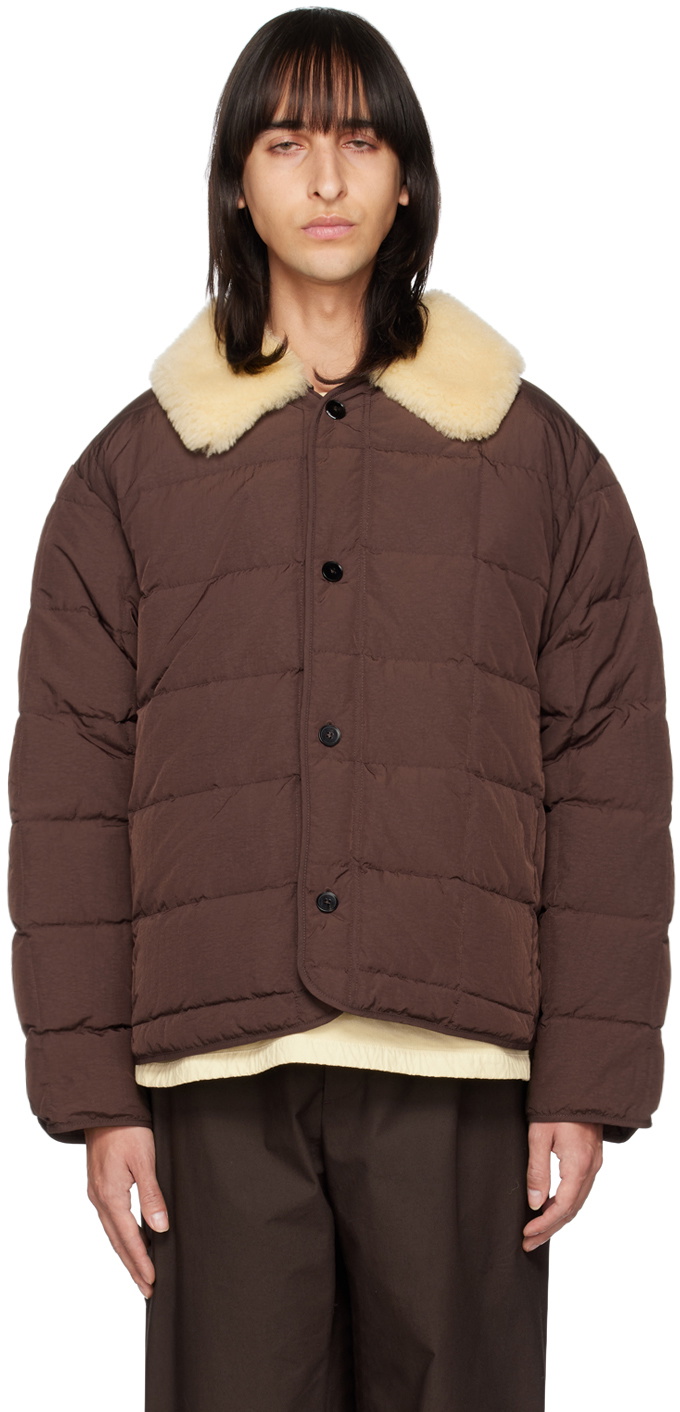 ジャケット Jil Sander Brown wool double-breasted jacket Jil Sander Brown wool double-breasted jacket | TheDoubleF
