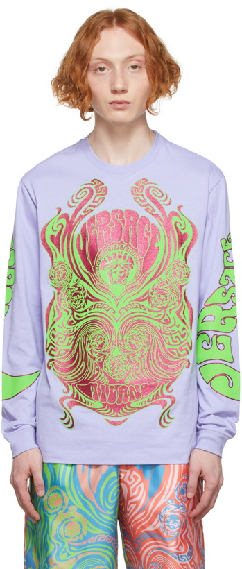 Photo: Versace Purple Medusa Music T-Shirt
