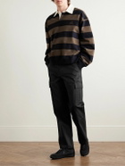 Nike - Club Straight-Leg Logo-Embroidered Cotton-Blend Ripstop Cargo Trousers - Black