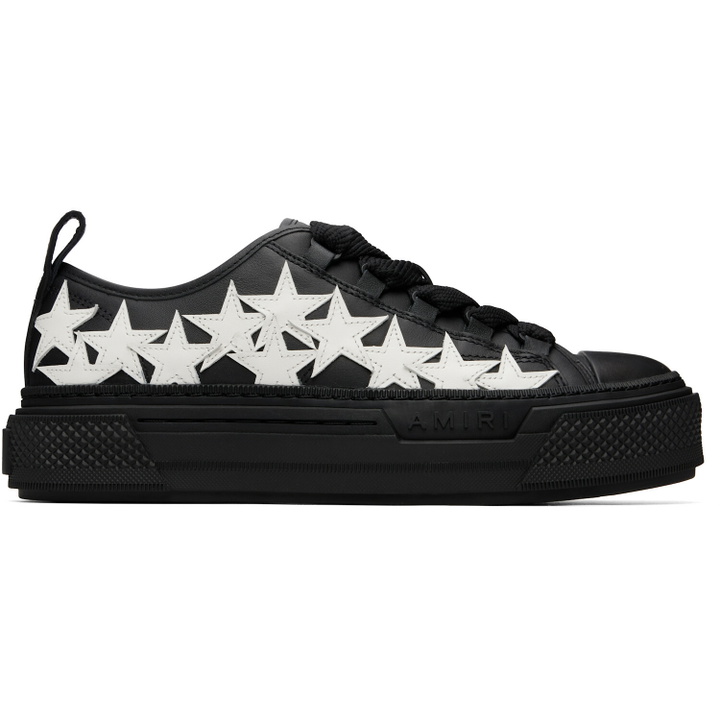 Photo: AMIRI Black Stars Court Low Sneakers