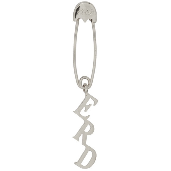 Photo: Enfants Riches Deprimes Silver Safety Pin Earring