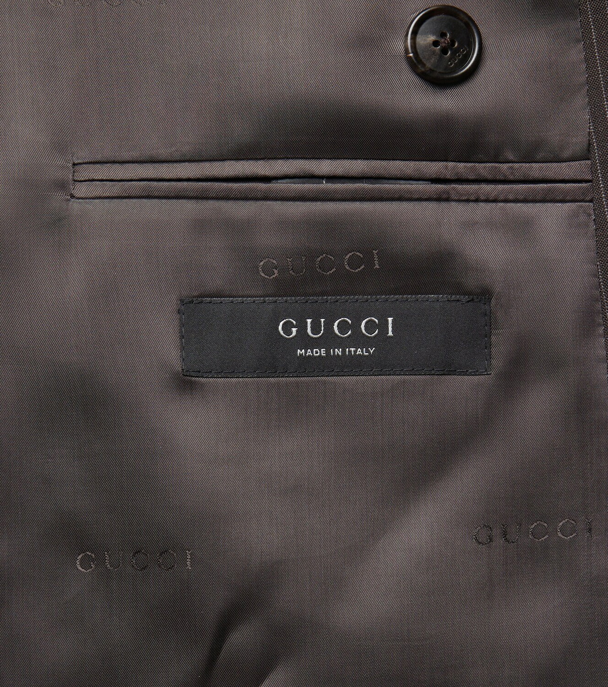 Gucci Pinstripe wool and mohair blazer