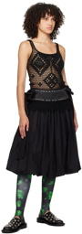 Chopova Lowena Black Gentry Bubble Midi Dress
