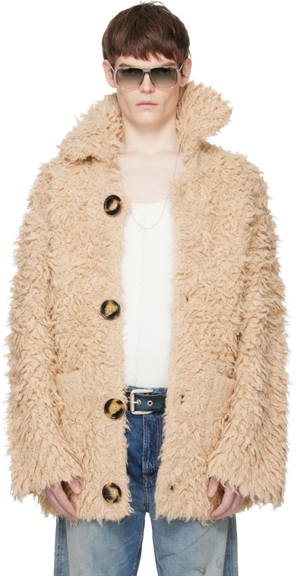 Photo: Acne Studios Beige Knit Cardigan