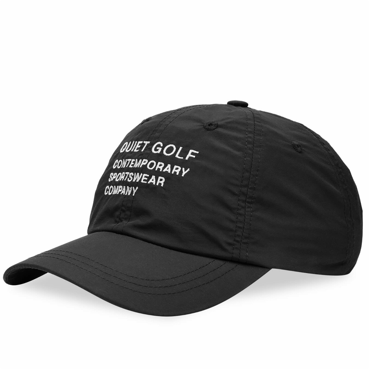 Quiet Golf Men's Sportswear Nylon Cap in Black Quiet Golf