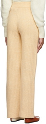 Nanushka Beige Wool Shad Lounge Pants