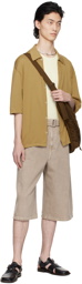 LEMAIRE Yellow Button Shirt