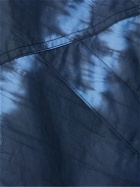 Blue Blue Japan - Tie-Dyed Crinkled-Nylon Gilet - Blue
