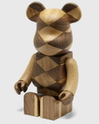 Medicom Bearbrick 400% Karimoku Woven 2 Brown Collectibles & Toys