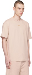 Hugo Beige Relaxed-Fit T-Shirt
