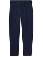 Maison Kitsuné - Slim-Fit Tapered Twill Trousers - Blue