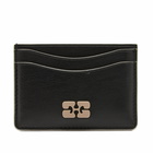 GANNI Women's Bou Card Holder in Black