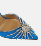 Aquazzura Sunshine crystal-embellished pumps