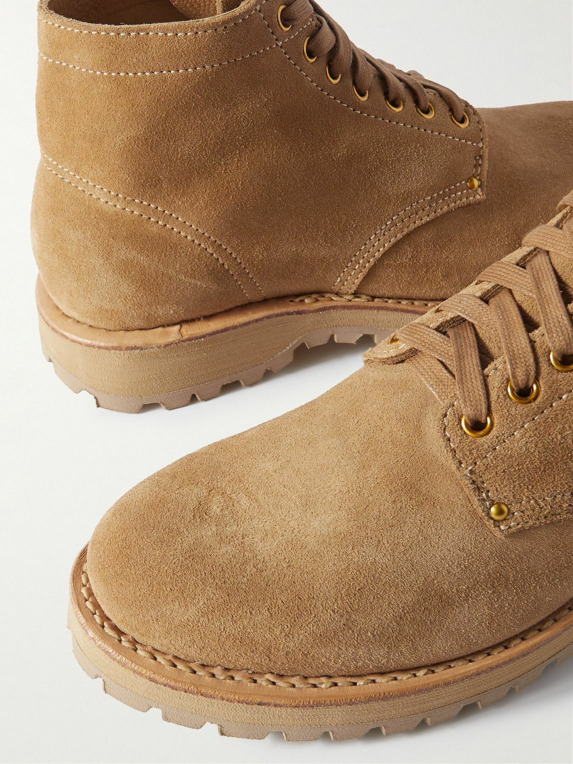 Visvim - Brigadier Folk Suede Boots - Neutrals Visvim Visvim - Brigadier Folk Suede Boots - Neutrals Visvim