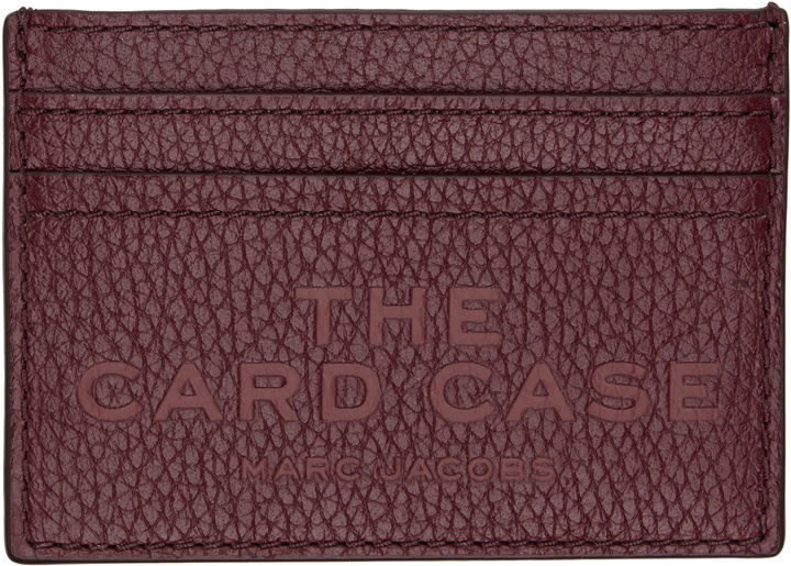 Photo: Marc Jacobs Burgundy 'The Leather Card Case' Card Holder