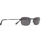 Sun Buddies - E-40 Rectangle-Frame Acetate and Metal Sunglasses - Black