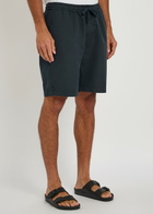 Universal Works Simple Linen-blend Shorts Navy