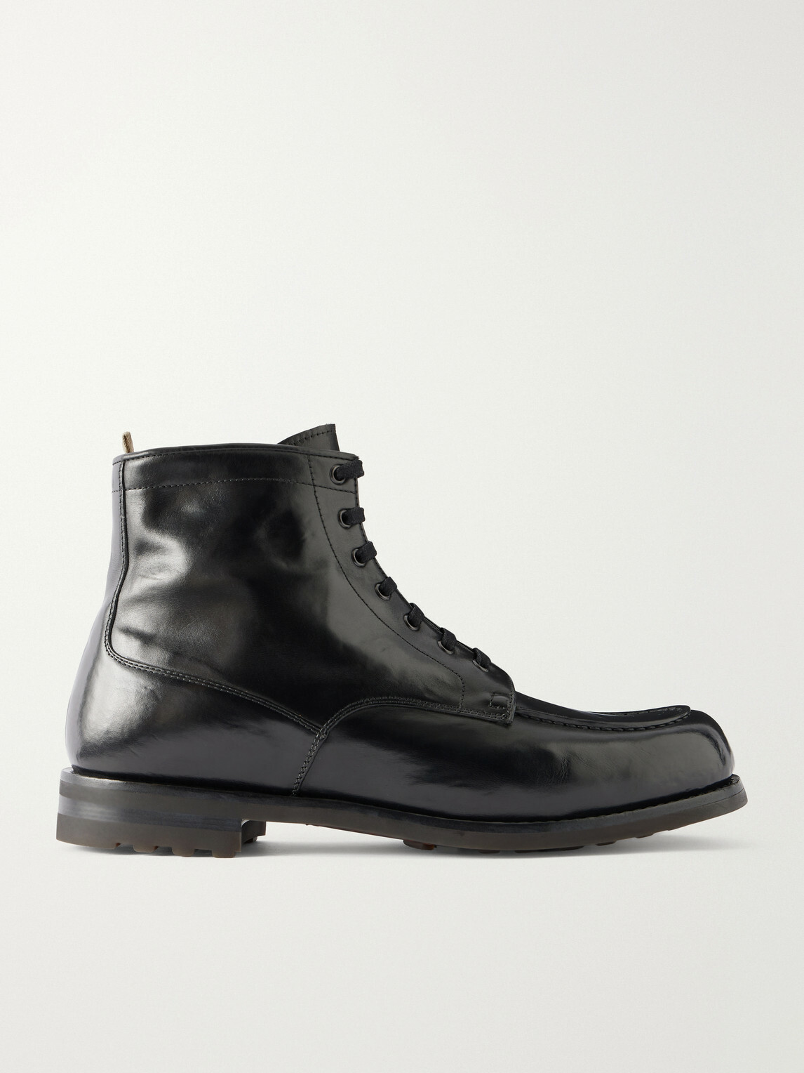 Officine Creative - Balata Flexi 002 Leather Boots - Black