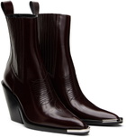 Rabanne Burgundy Crimson Boots