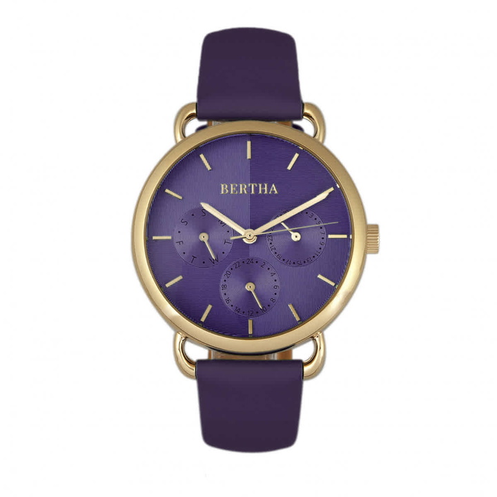 Photo: Bertha Gwen Purple Dial Ladies Watch BR8305
