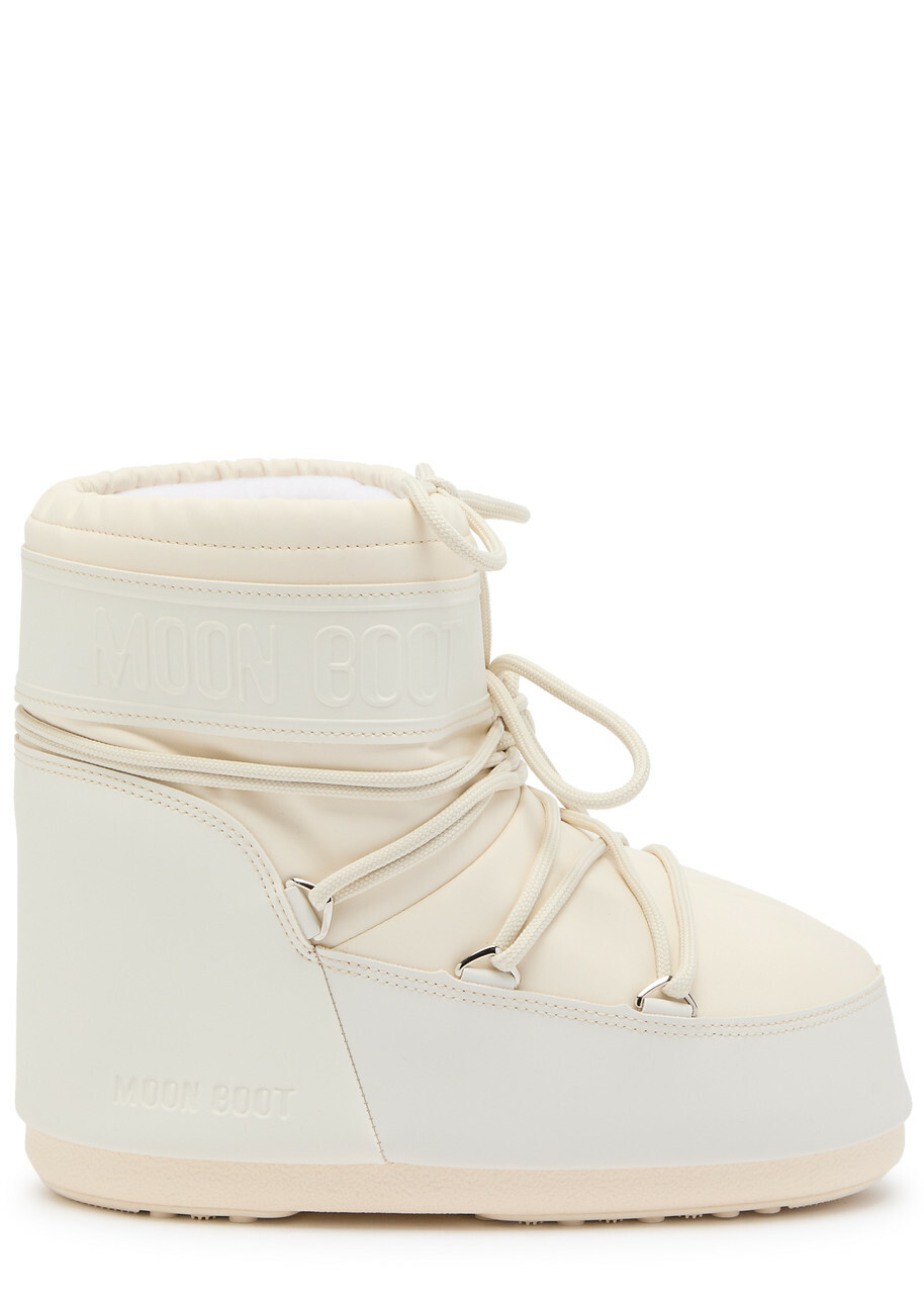 Moon Boot Icon Padded Nylon Snow Boots Cream 4244 (IT42 44 / UK9